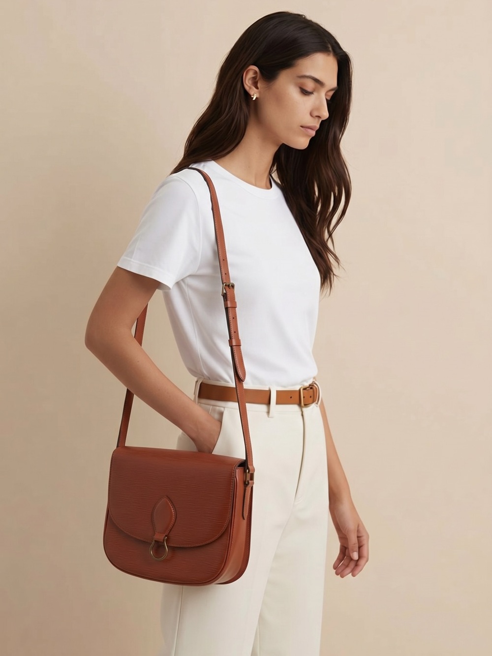 Louis Vuitton Brown Crossbody Bag